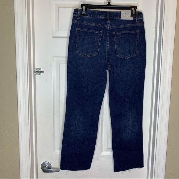 Harper Heritage High Rise Straight Leg Crop Jeans - Picture 4 of 11